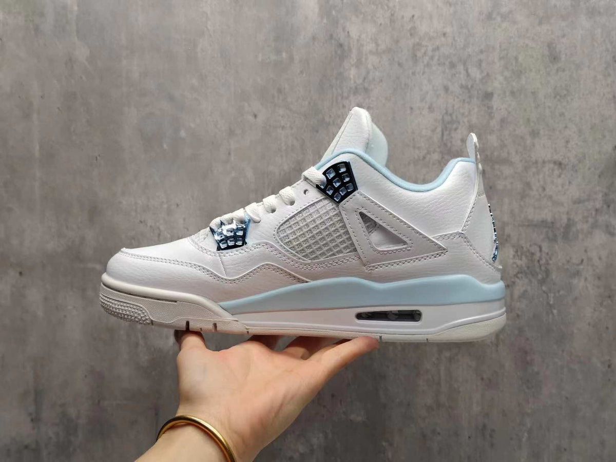 Air Jordan 4 Blue Buckle Sneakers
