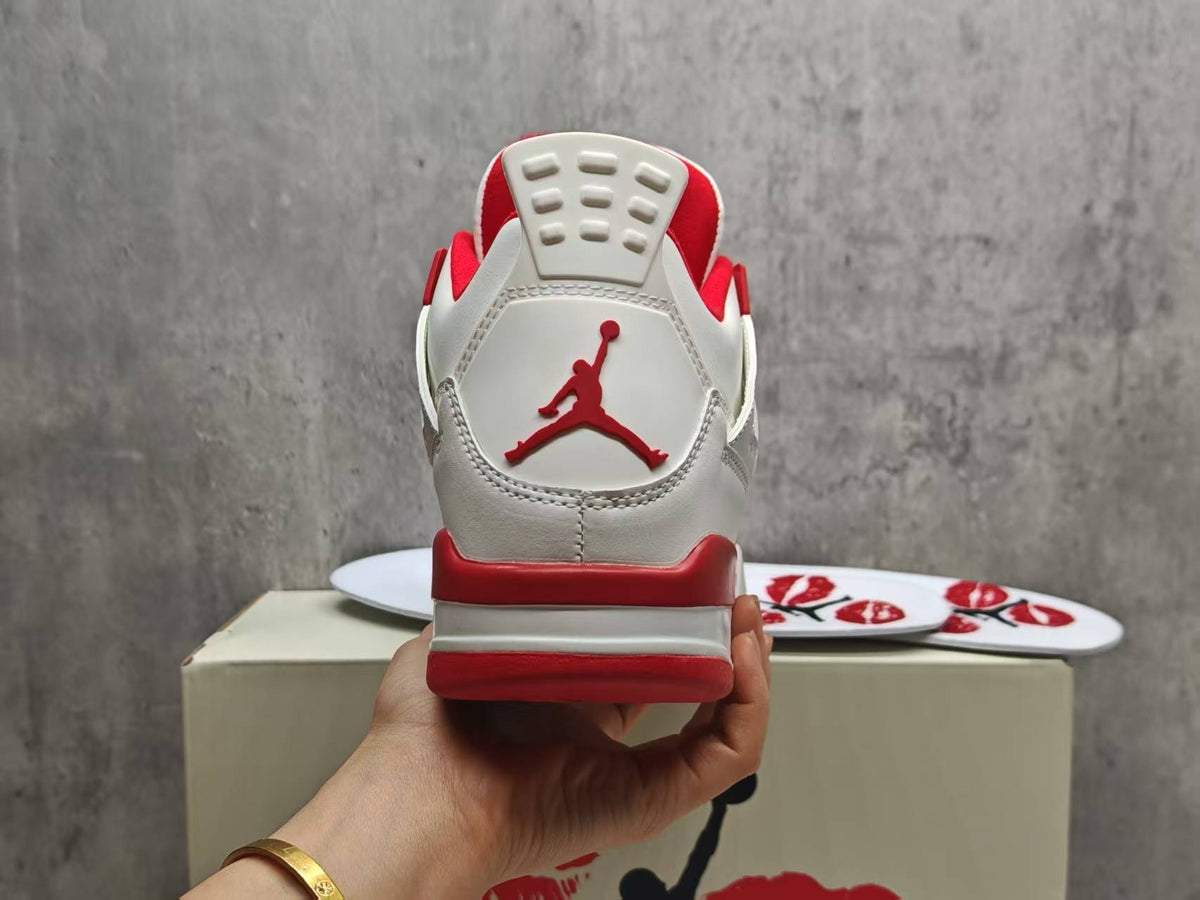 Air Jordan 4 Retro Valentine's Day Sierra Red/White