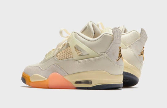Jordan  Air Jordan 4 - Retro Coconut Milk  Metallic Gold  Muslin  Bright Mango  Sundial  Black  （220）