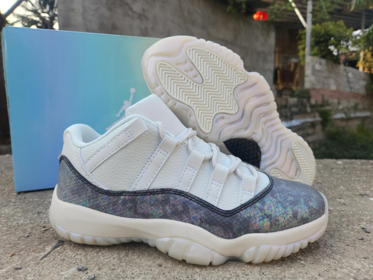Air Jordan 11 Low Year of the Snake Multicolor Sneakers
