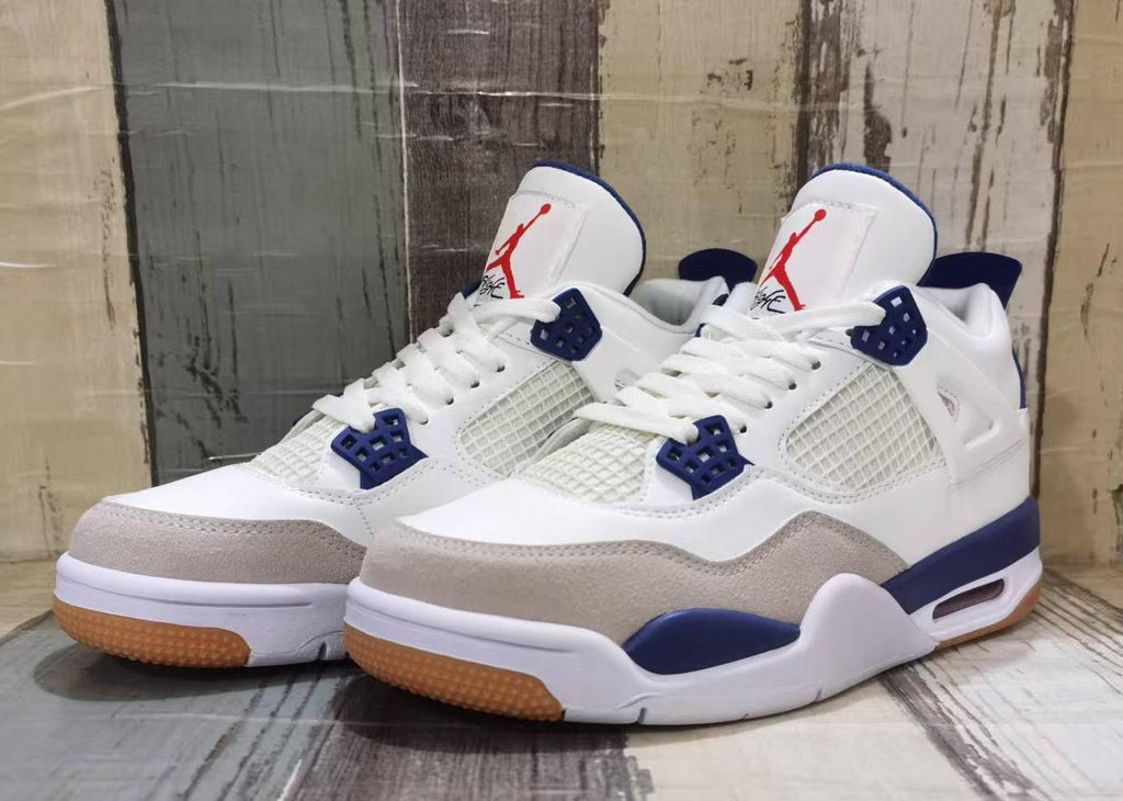 Air Jordan 4 Retro Off-White-Blue
