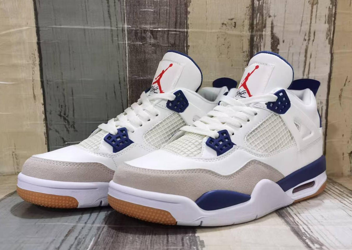 Air Jordan 4 Retro Off-White-Blue