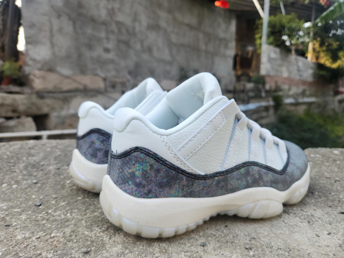 Air Jordan 11 Low Year of the Snake Multicolor Sneakers