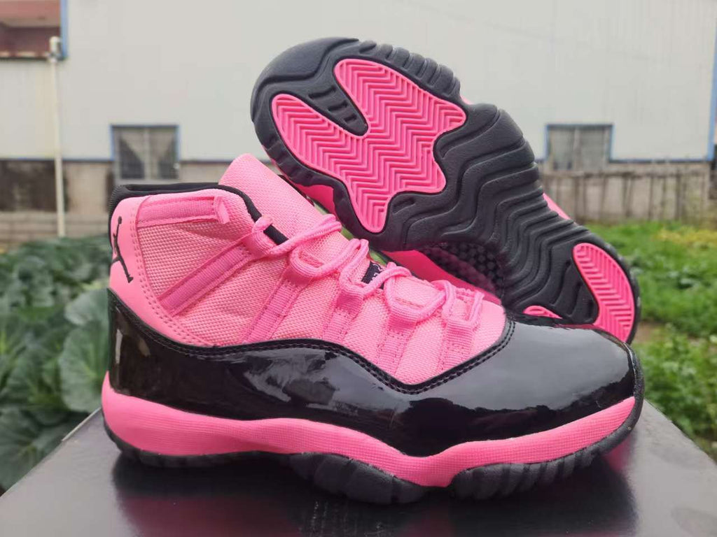 Air Jordan 11 Retro Black-Pink Sneakers