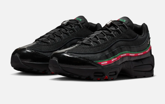 UNDEFEATED x Nike Air Max 95 SP - Black / Metallic Silver