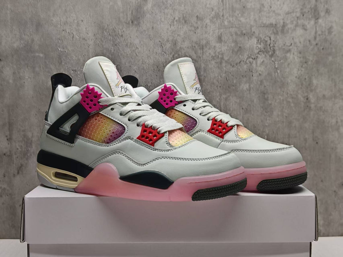 Air Jordan 4 Comic Hot Pink Sneakers