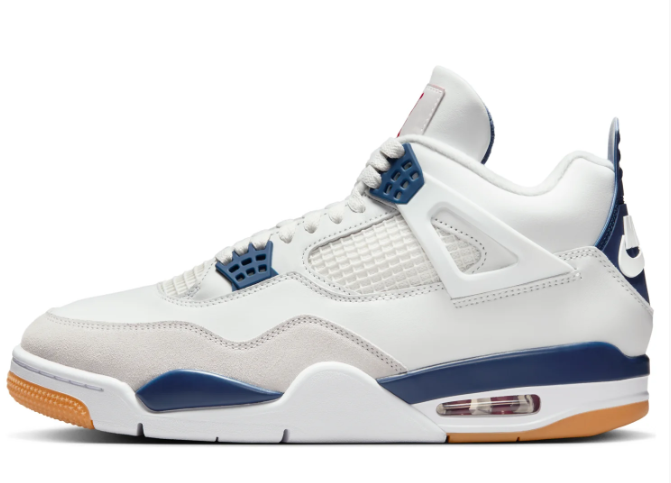 Air Jordan 4 Retro SB 'White Navy' | DR5415-100