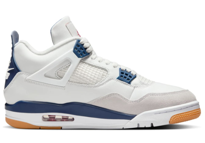 Air Jordan 4 Retro SB 'White Navy' | DR5415-100