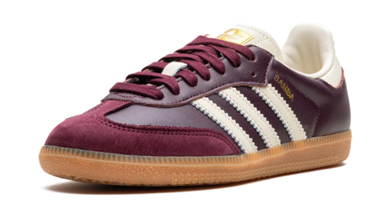 adidas Samba OG Women's Sneakers - Maroon / Cream White
