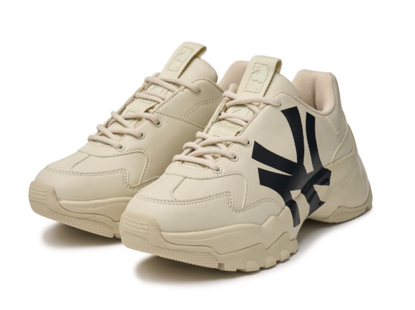 MLB Big Ball Chunky A NY Yankees Sneaker - Beige