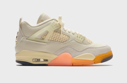 Jordan  Air Jordan 4 - Retro Coconut Milk  Metallic Gold  Muslin  Bright Mango  Sundial  Black  （220）
