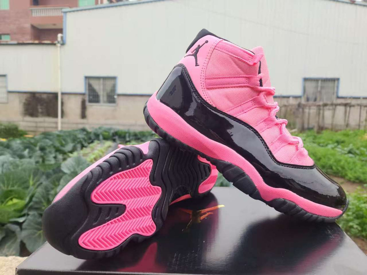 Air Jordan 11 Retro Black-Pink Sneakers
