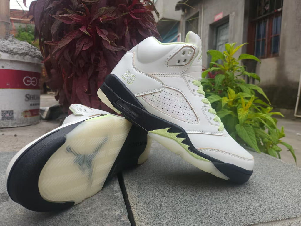 Air Jordan 5 Retro Pale Green Sneakers