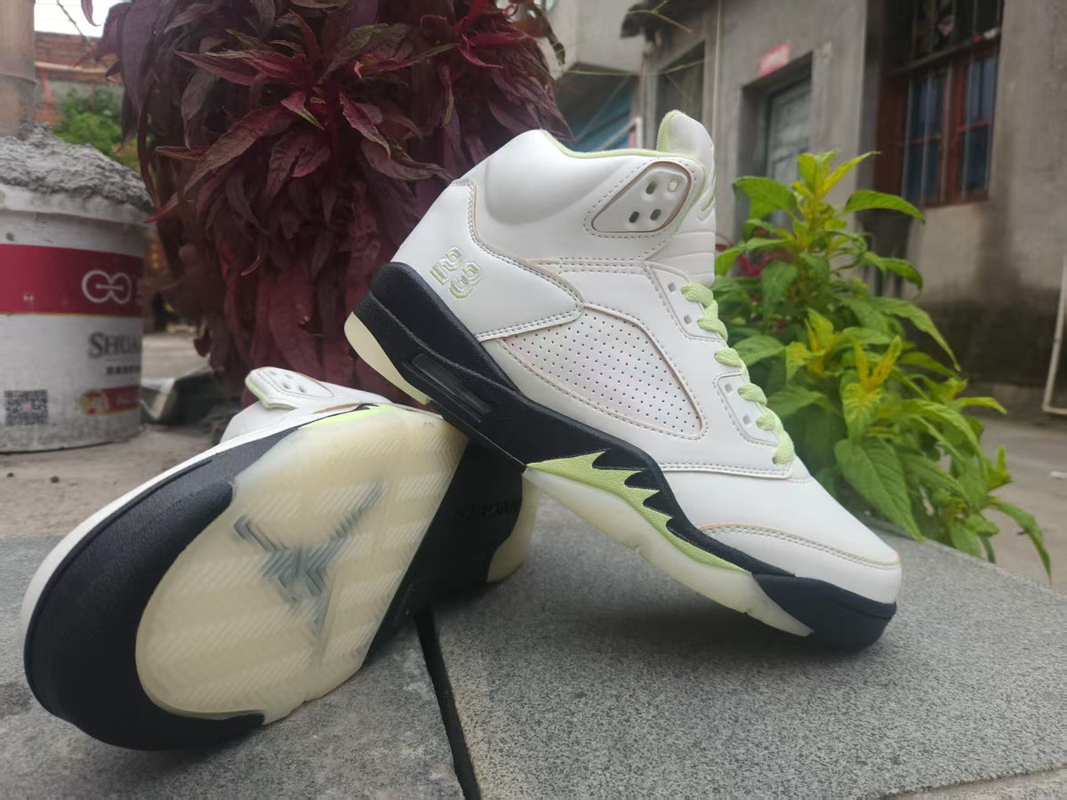 Air Jordan 5 Retro Pale Green Sneakers