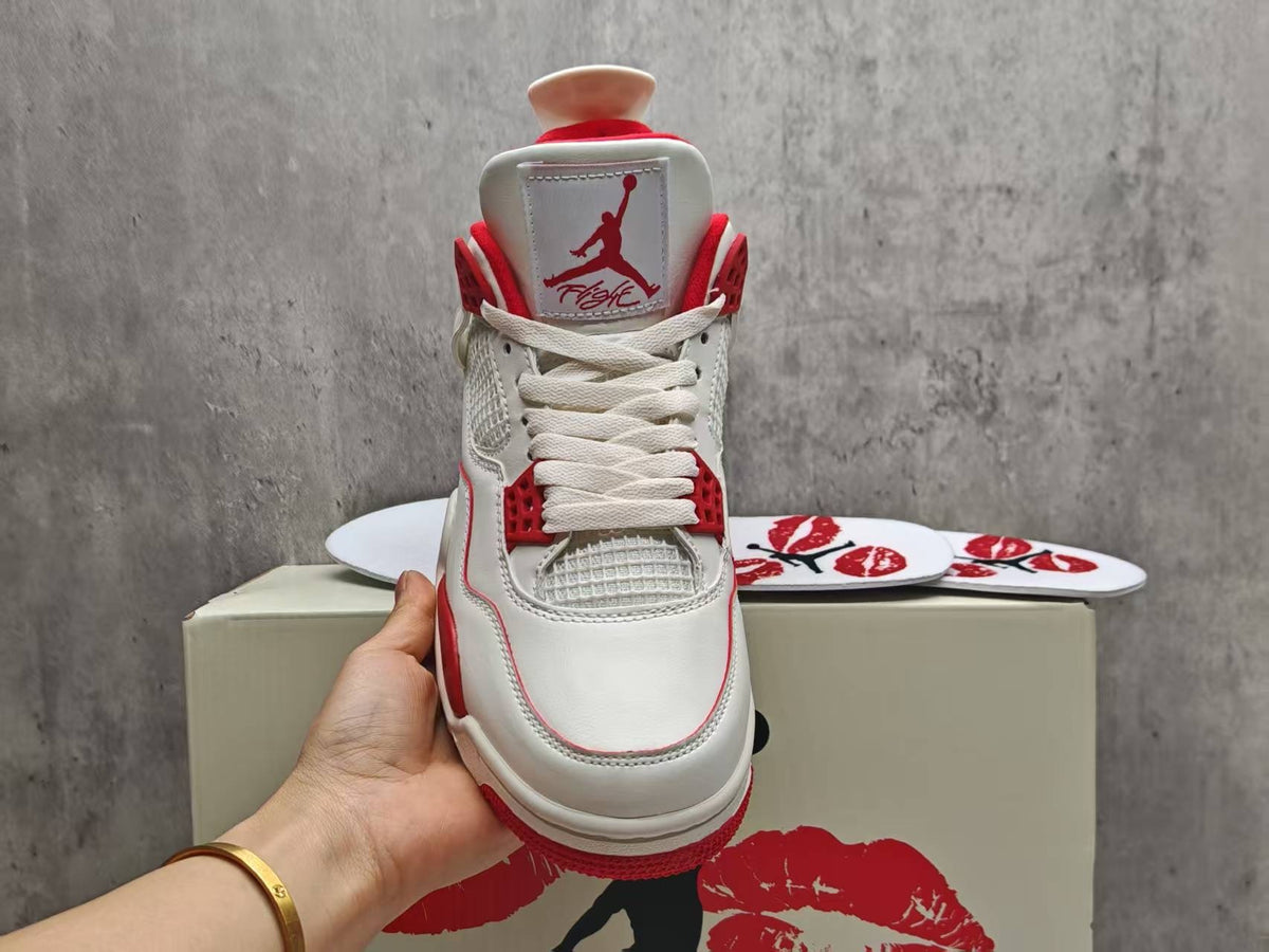 Air Jordan 4 Retro Valentine's Day Sierra Red/White