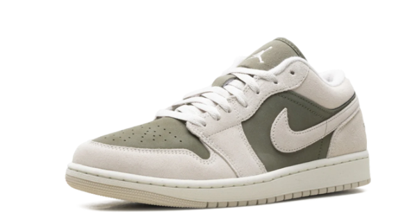 Air Jordan 1 Low SE Medium Olive Sail