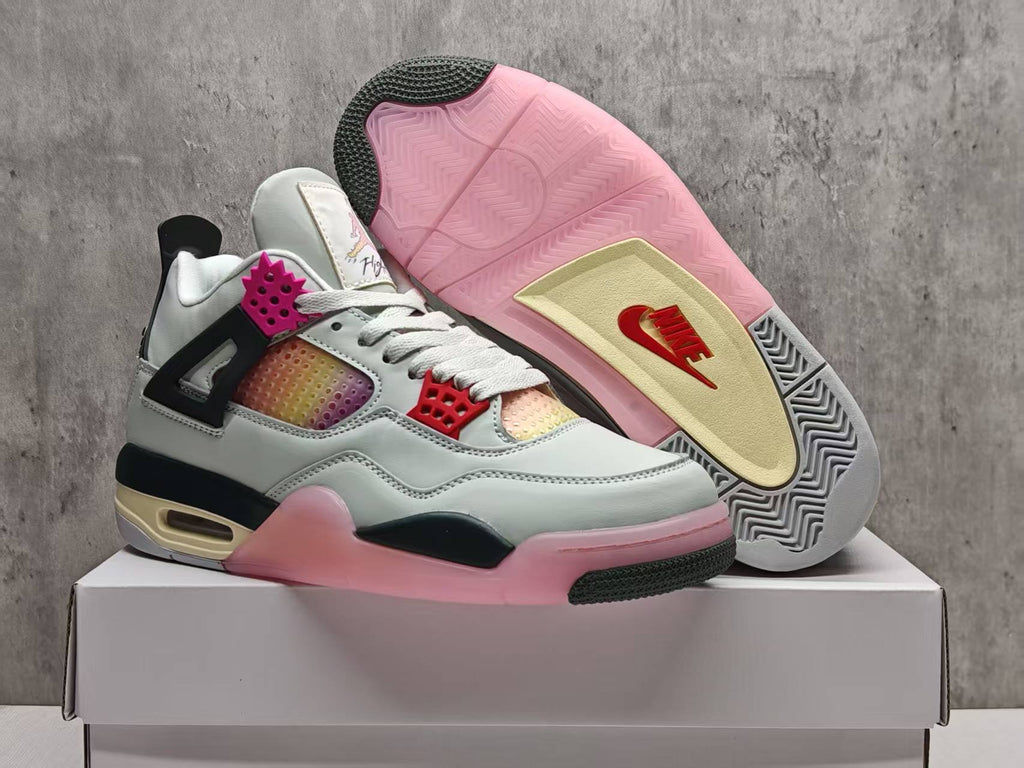 Air Jordan 4 Comic Hot Pink Sneakers