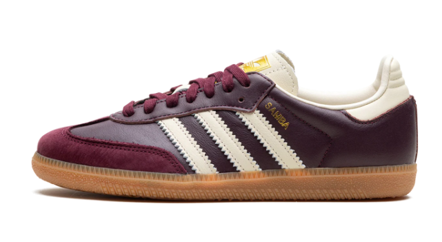 adidas Samba OG Women's Sneakers - Maroon / Cream White