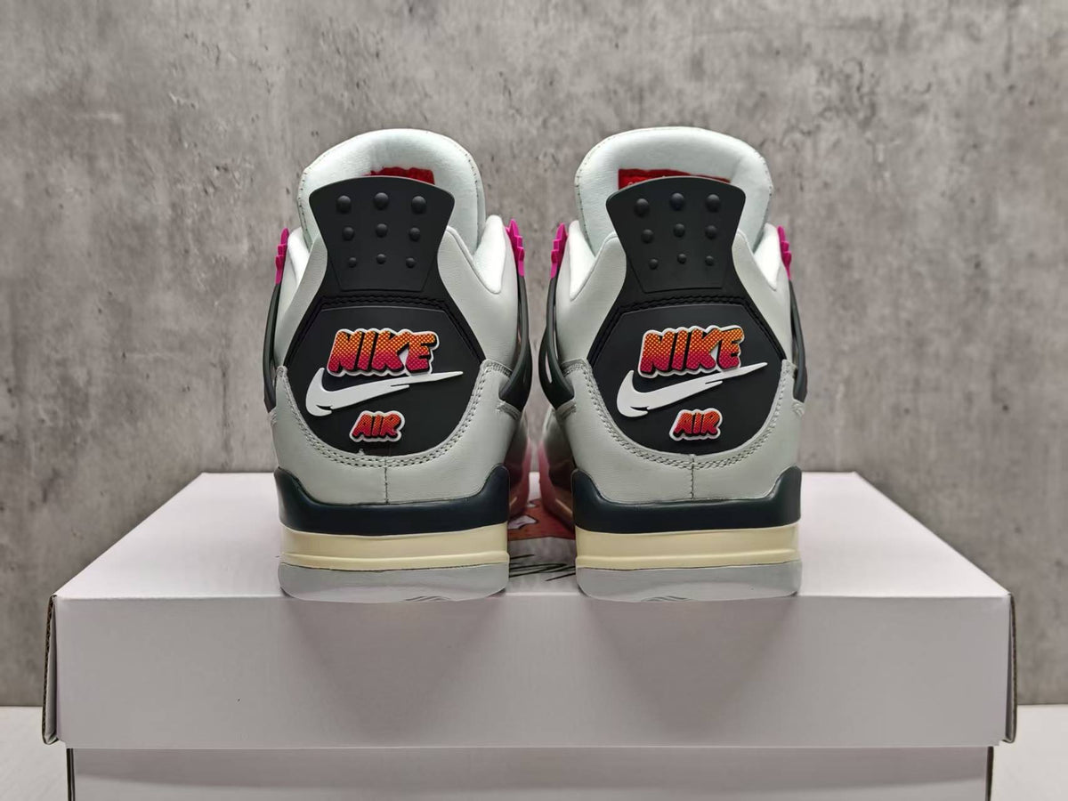 Air Jordan 4 Comic Hot Pink Sneakers