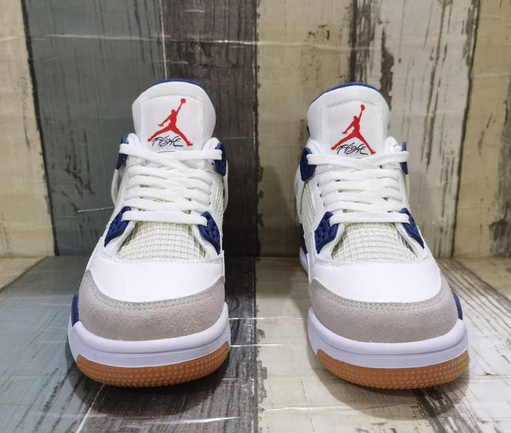 Air Jordan 4 Retro Off-White-Blue