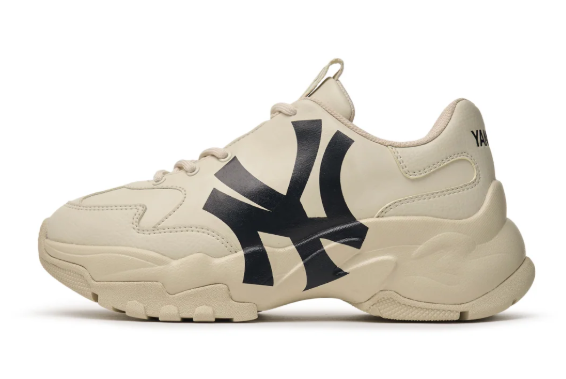 MLB Big Ball Chunky A NY Yankees Sneaker - Beige