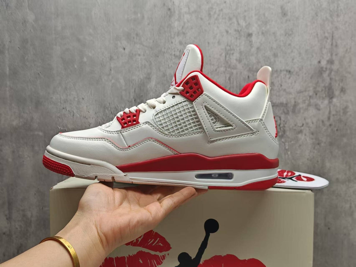 Air Jordan 4 Retro Valentine's Day Sierra Red/White