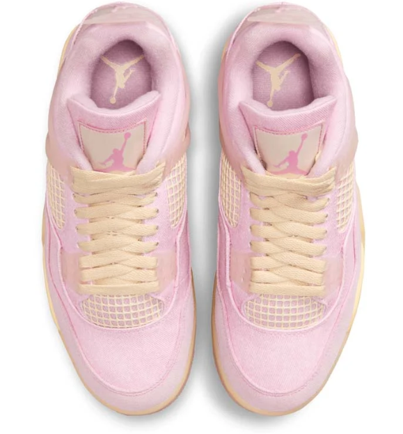 Women's Air Jordan 4 Retro - Pearl Pink/Iced Carmine