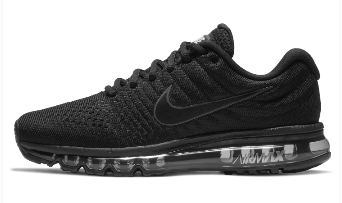 Nike Air Max 2017 'Triple Black' Sneakers